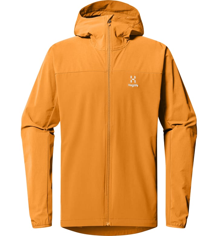 Move Softshell Hood Men Desert Yellow