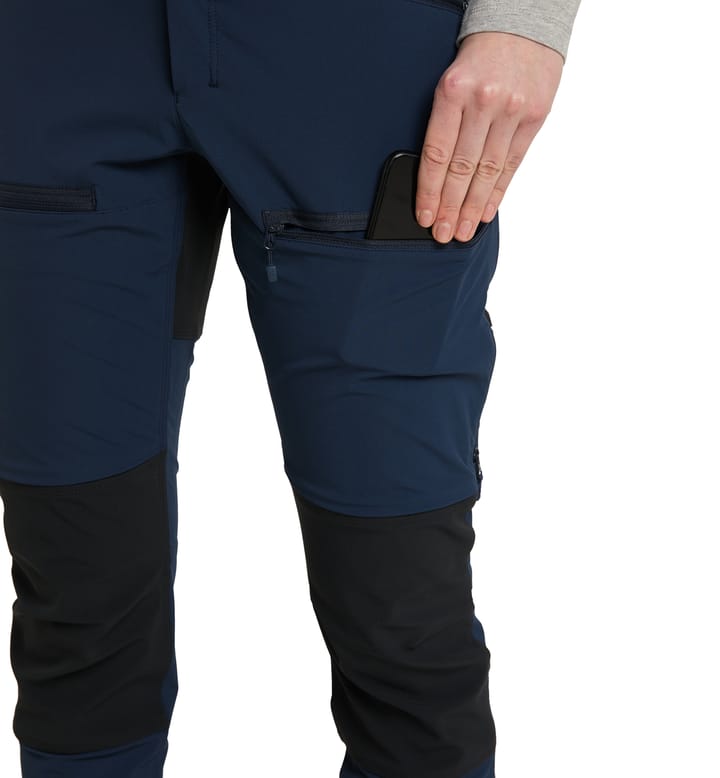 Rugged Slim Pant Women Tarn Blue/True Black