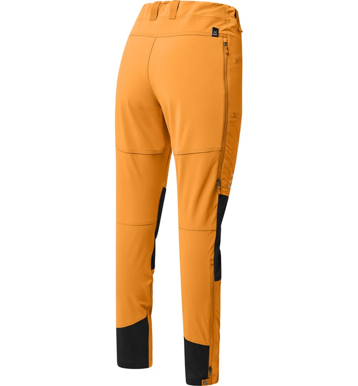 Rugged Slim Pant Women Desert Yellow/True Black