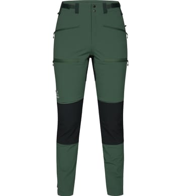 Rugged Slim Pant Women Fjell green/True black