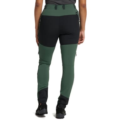 Rugged Slim Pant Women Fjell Green/True Black