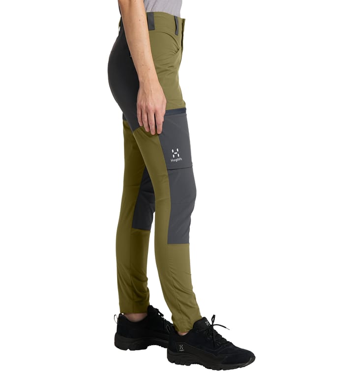 Lite Slim Pant Women Olive green/Magnetite