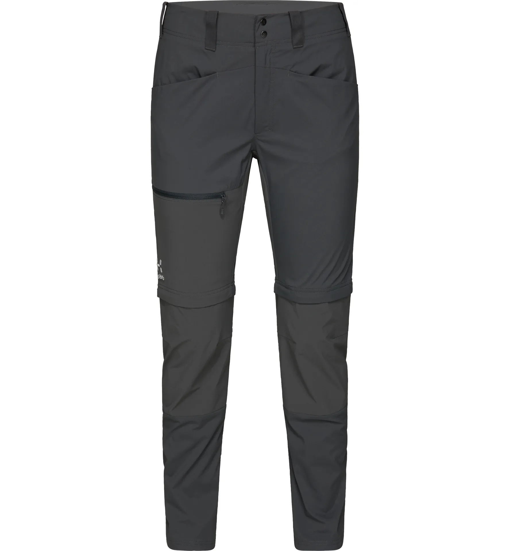 Lite Slim Zip-Off Pant Women Magnetite