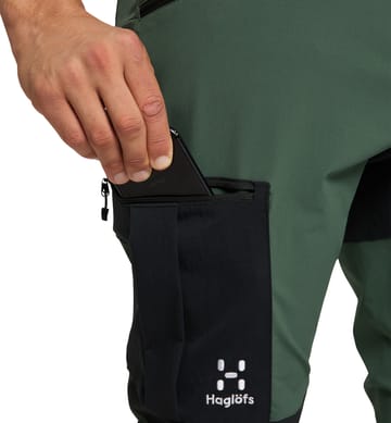 Rugged Slim Pant Men Fjell Green/True Black