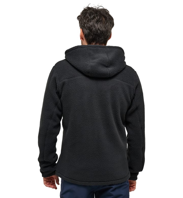 Malung Pile Hood Men True Black