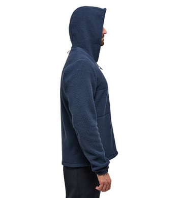 Malung Pile Hood Men Tarn Blue