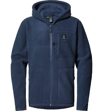 Malung Pile Hood Men Tarn Blue