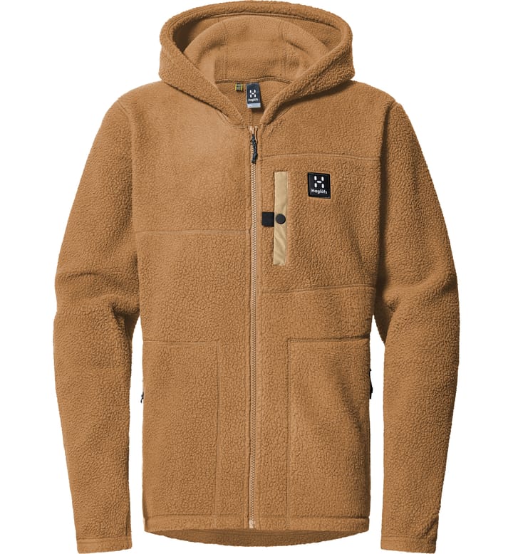 Malung Pile Hood Men Cinnamon Brown Malung Pile Hood Men Cinnamon Brown