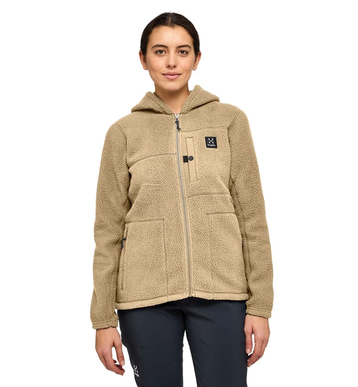 Malung Pile Hood Women Sand