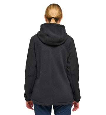 Malung Pile Hood Women True Black