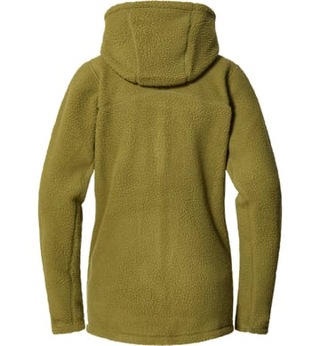 Malung Pile Hood Women Olive Green