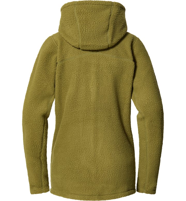 Malung Pile Hood Women Olive Green