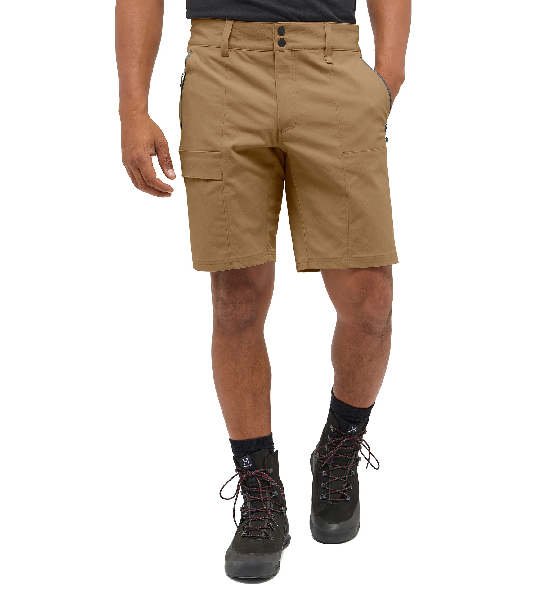Mid Standard Shorts Men Teak Brown