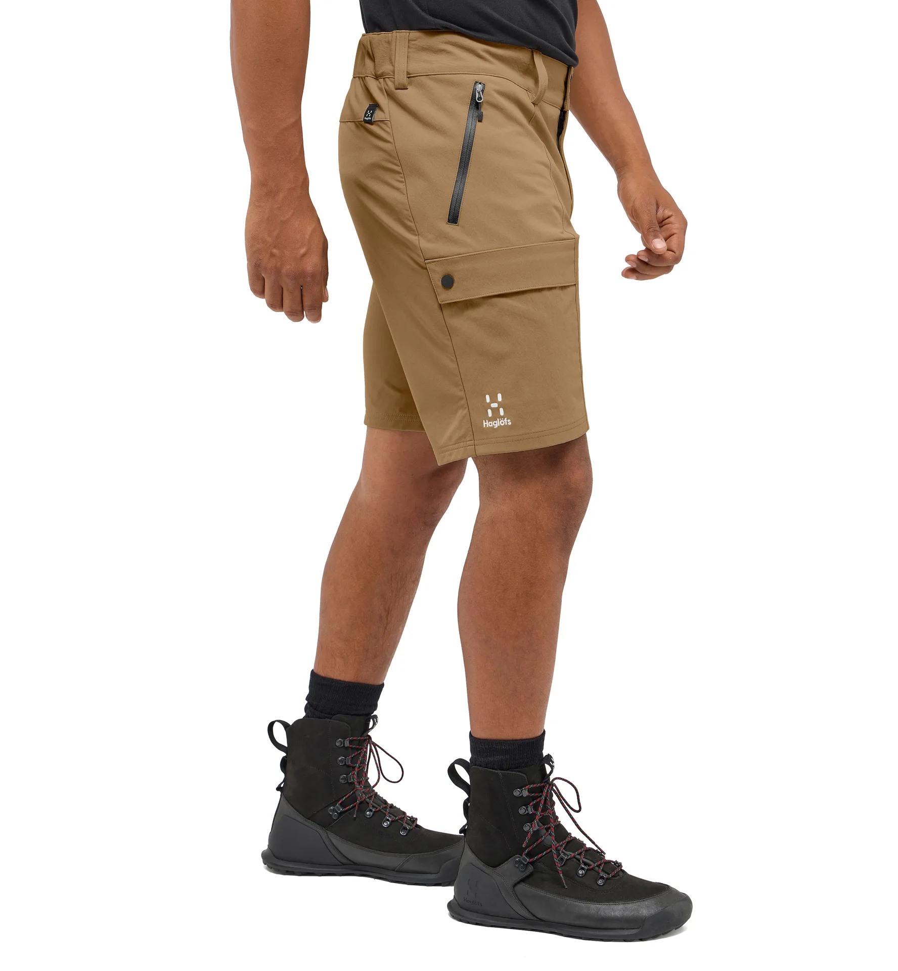 Mid Standard Shorts Men Teak Brown