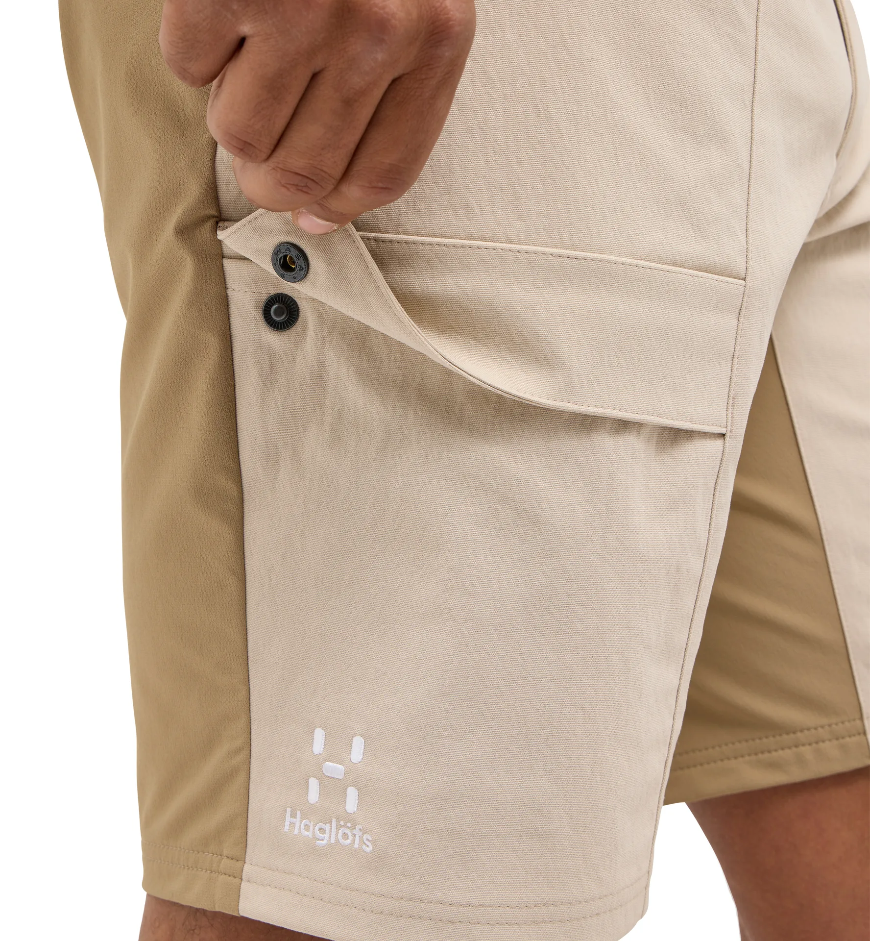 Mid Standard Shorts Men Chalk Beige/Oak Brown