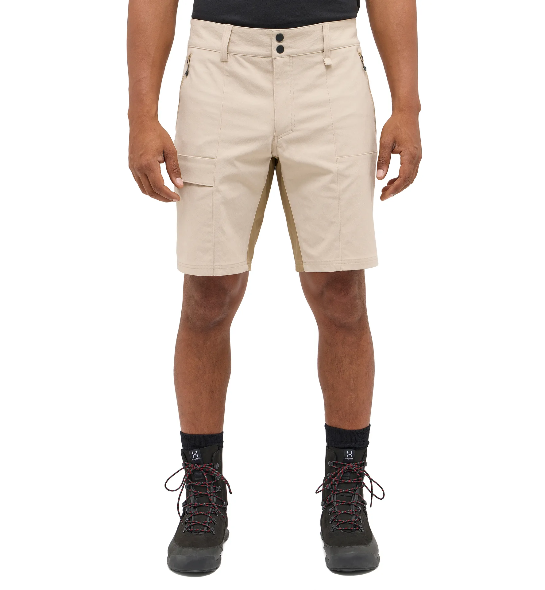 Mid Standard Shorts Men Chalk Beige/Oak Brown