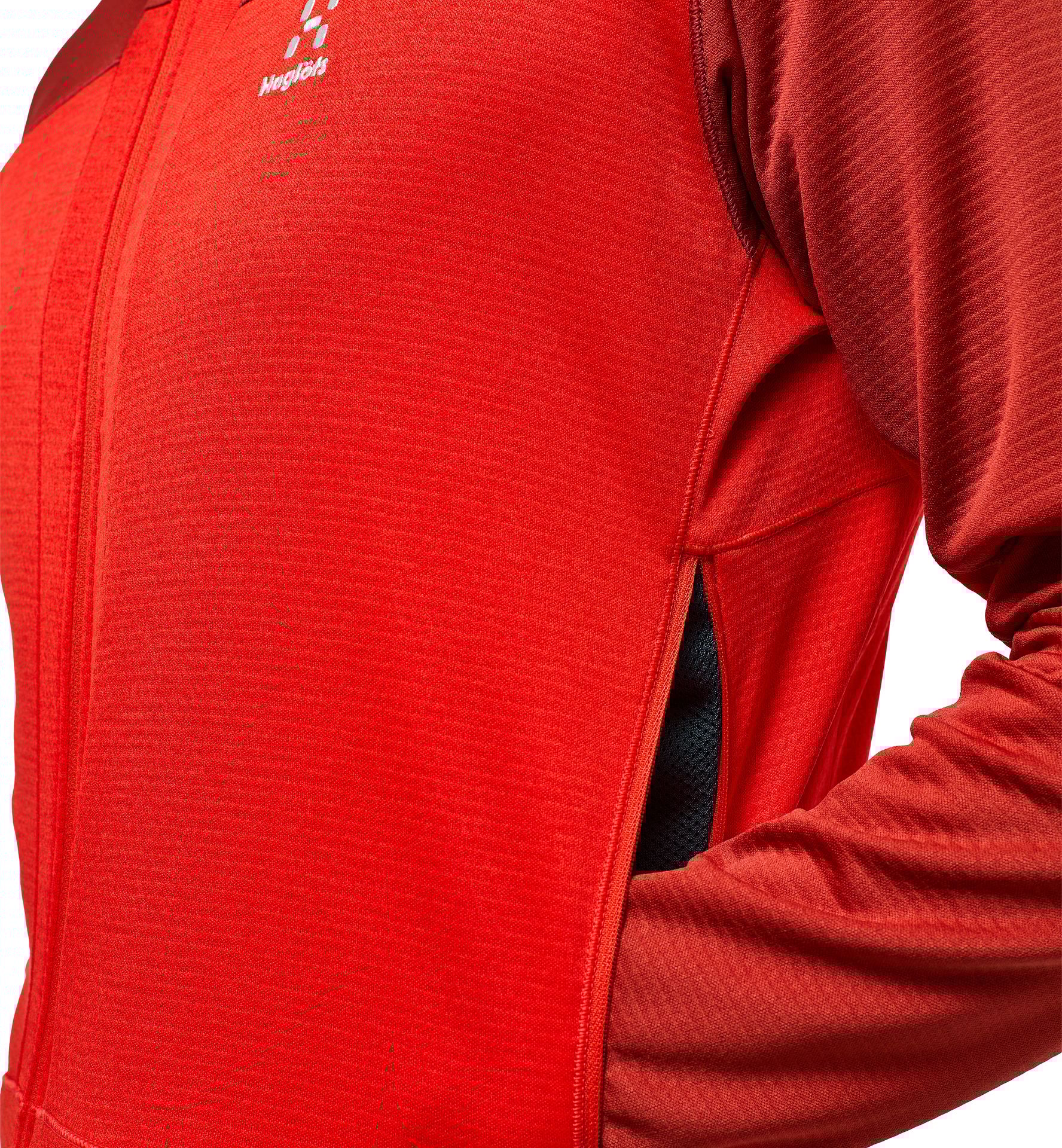 ROC Flash Mid Hood Men Corrosion/Zenith Red