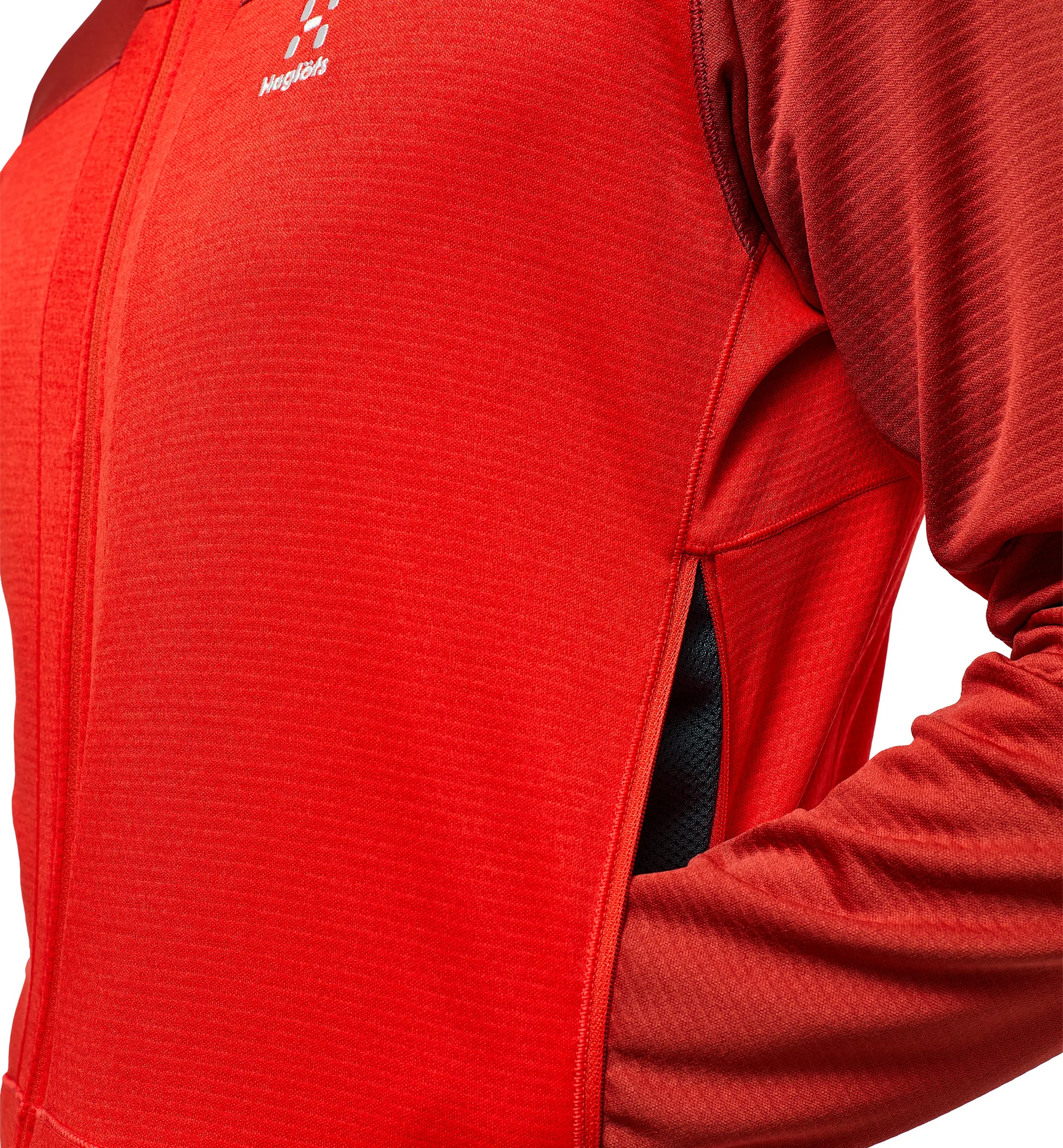 ROC Flash Mid Hood Men Corrosion/Zenith Red