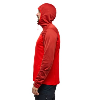 ROC Flash Mid Hood Men Corrosion/Zenith Red