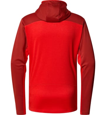 ROC Flash Mid Hood Men Corrosion/Zenith Red