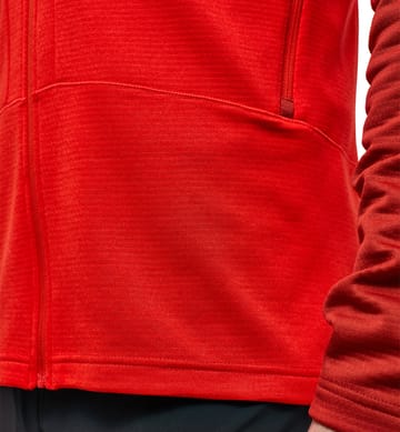 ROC Flash Mid Hood Men Corrosion/Zenith Red