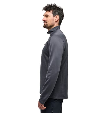 ROC Flash Mid Halfzip Men Magnetite