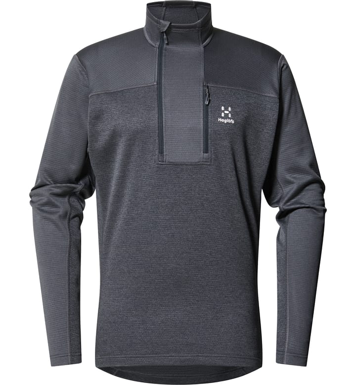 ROC Flash Mid Halfzip Men Magnetite ROC Flash Mid Halfzip Men Magnetite