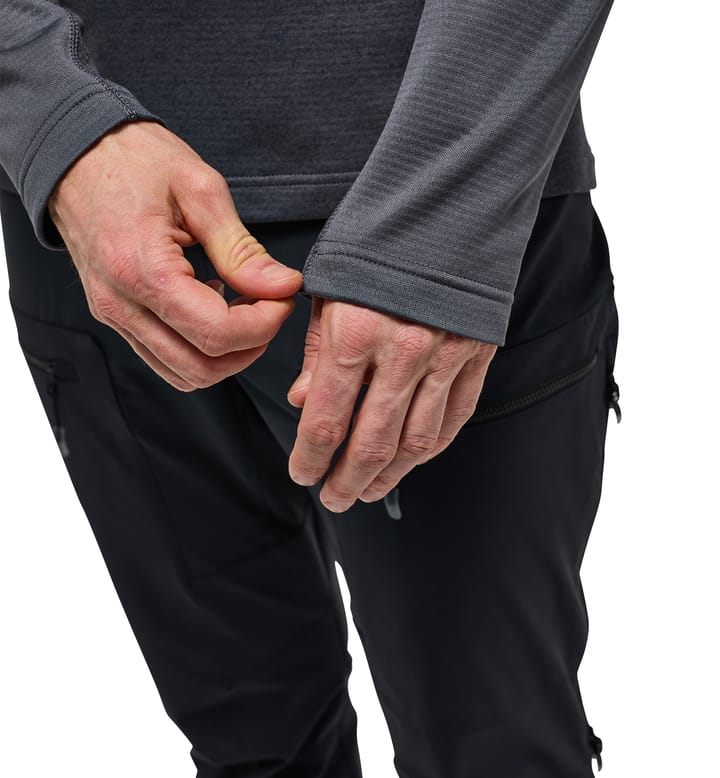 ROC Flash Mid Halfzip Men Magnetite ROC Flash Mid Halfzip Men Magnetite
