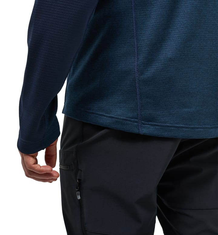 ROC Flash Mid Halfzip Men Tarn Blue