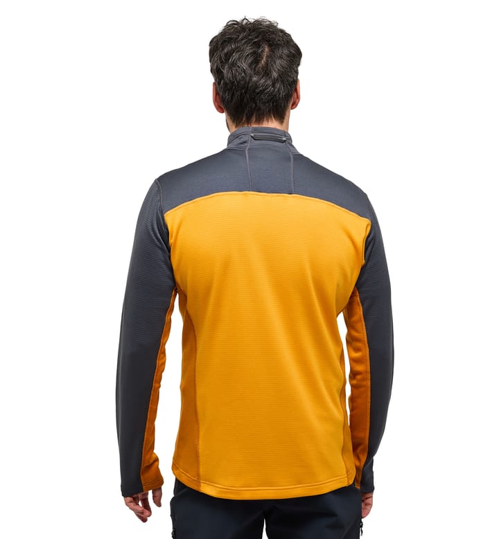 ROC Flash Mid Halfzip Men Magnetite/Sunny Yellow ROC Flash Mid Halfzip Men Magnetite/Sunny Yellow