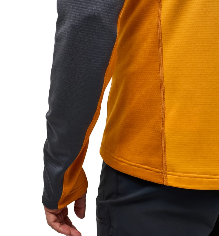 ROC Flash Mid Halfzip Men Magnetite/Sunny Yellow ROC Flash Mid Halfzip Men Magnetite/Sunny Yellow