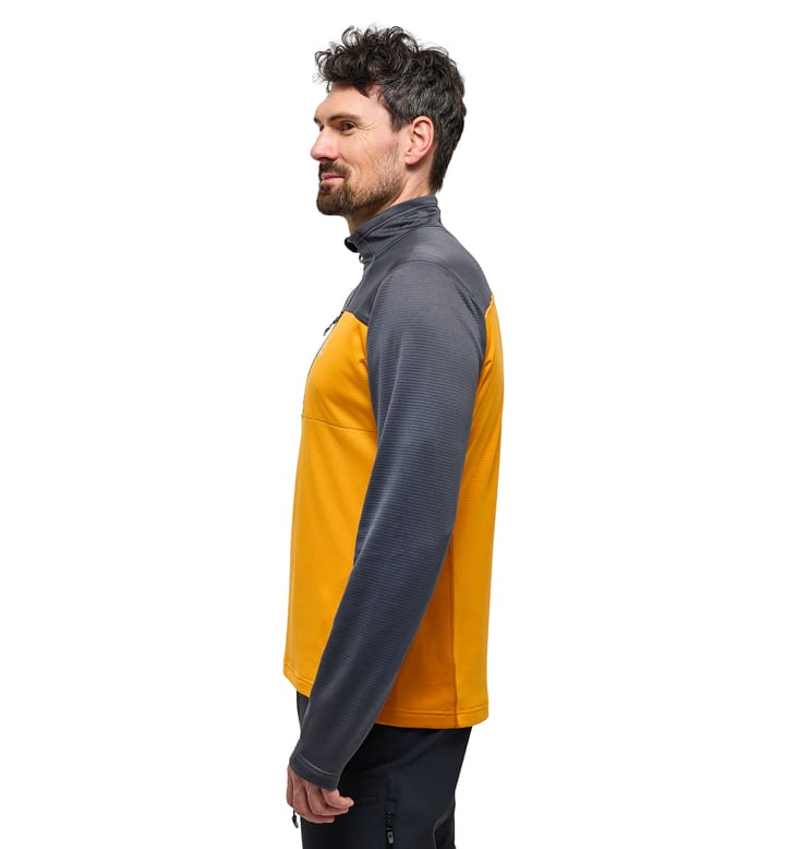 ROC Flash Mid Halfzip Men Magnetite/Sunny Yellow ROC Flash Mid Halfzip Men Magnetite/Sunny Yellow