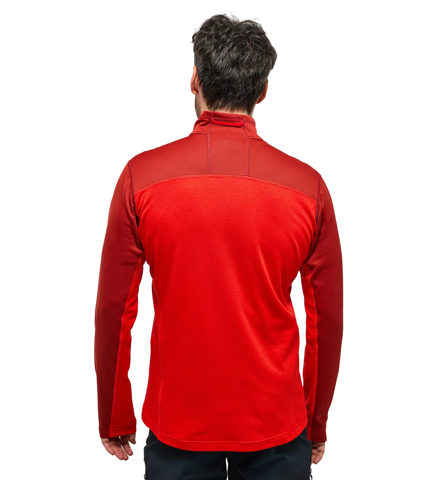 ROC Flash Mid Halfzip Men Corrosion/Zenith Red