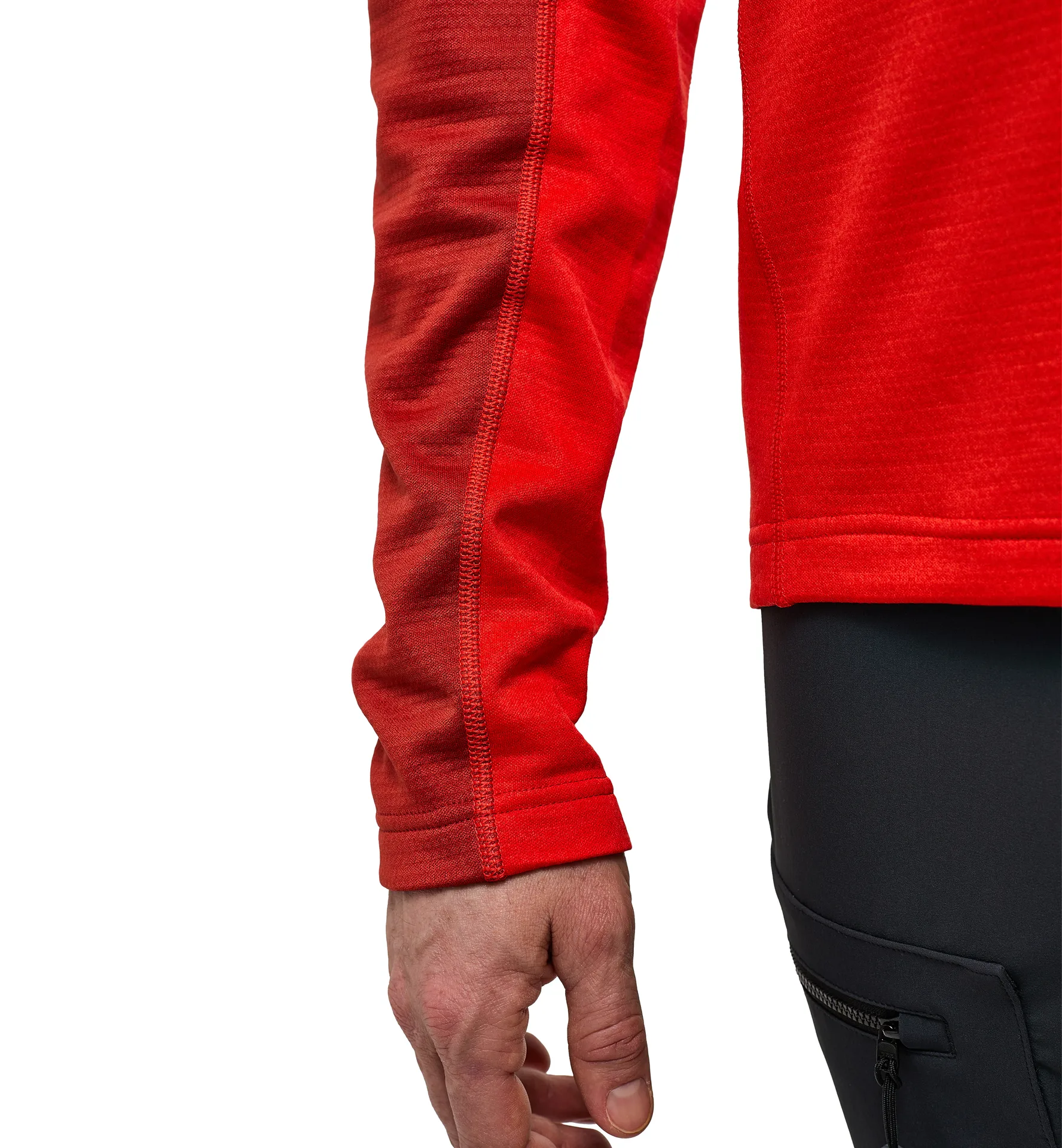 ROC Flash Mid Halfzip Men Corrosion/Zenith Red