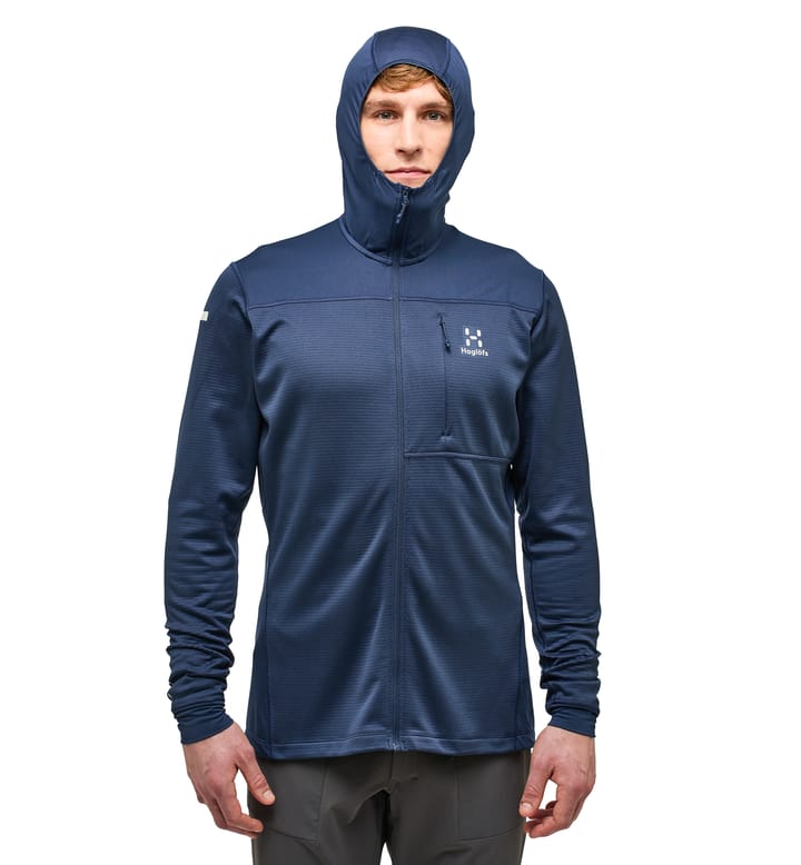 L.I.M Mid Multi Hood Men Tarn Blue