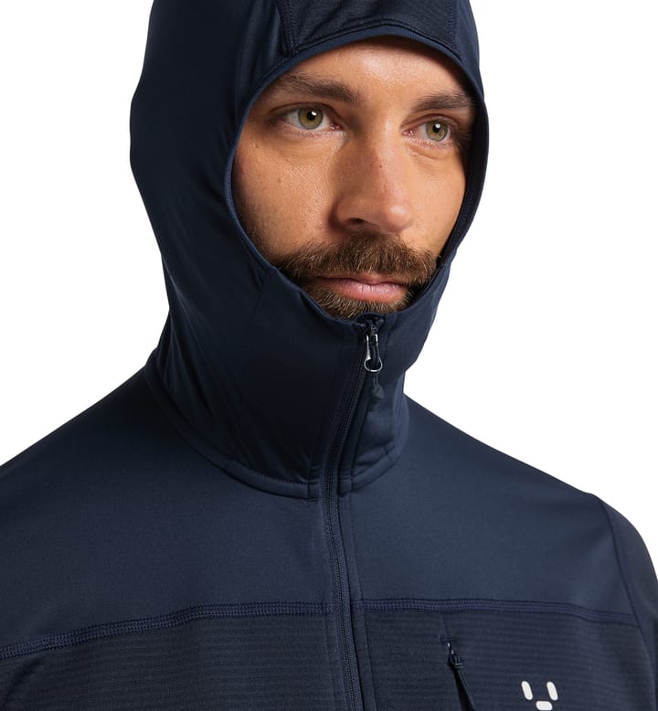 L.I.M Mid Multi Hood Men Tarn Blue