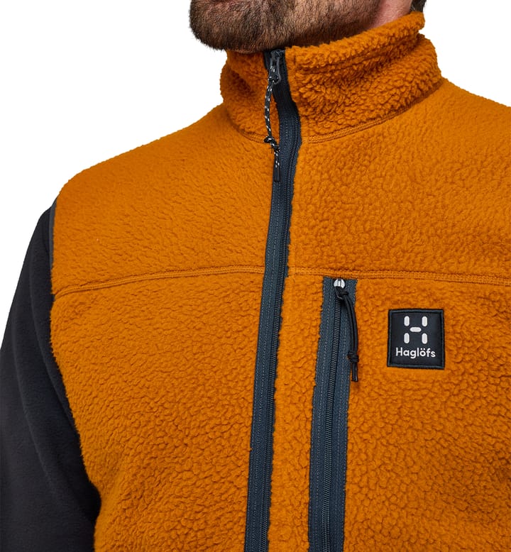 Malung Pile Vest Men Golden Brown Malung Pile Vest Men Golden Brown