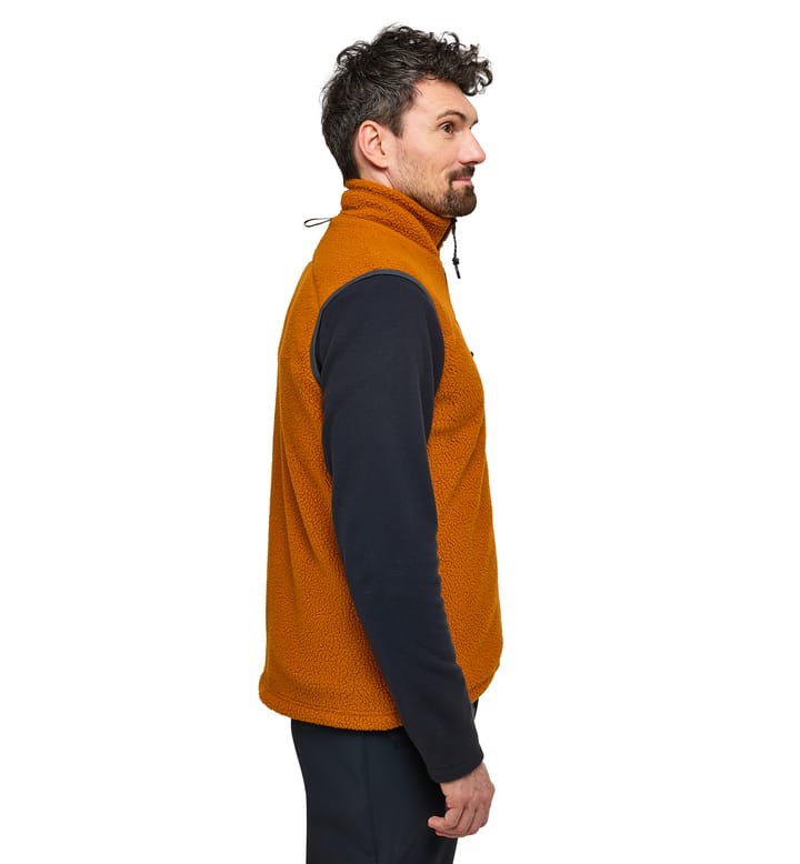 Malung Pile Vest Men Golden Brown Malung Pile Vest Men Golden Brown