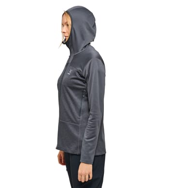 ROC Flash Mid Hood Women Magnetite