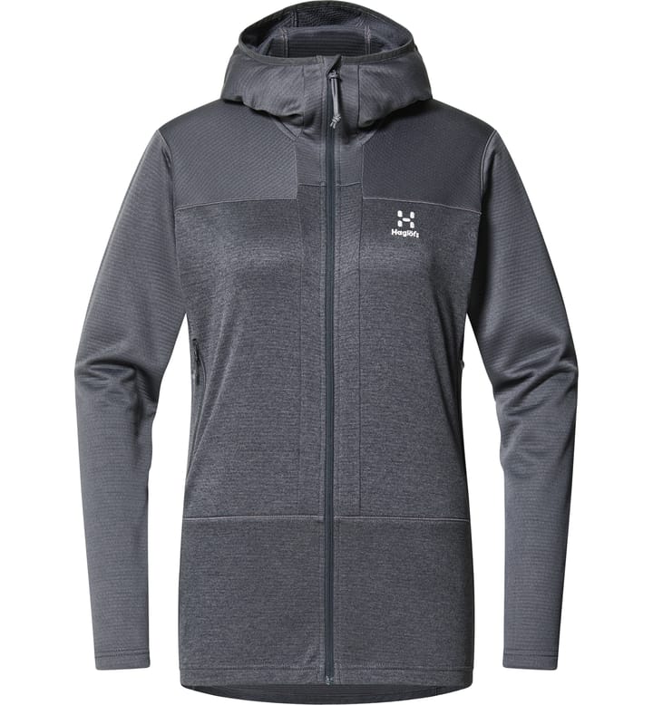 ROC Flash Mid Hood Women Magnetite