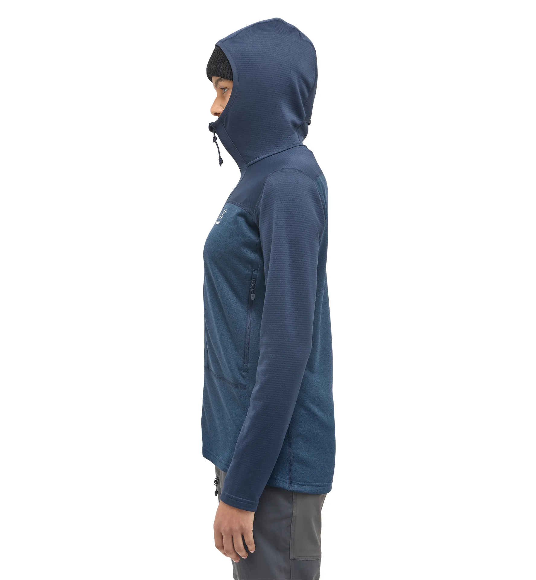ROC Flash Mid Hood Women Tarn Blue