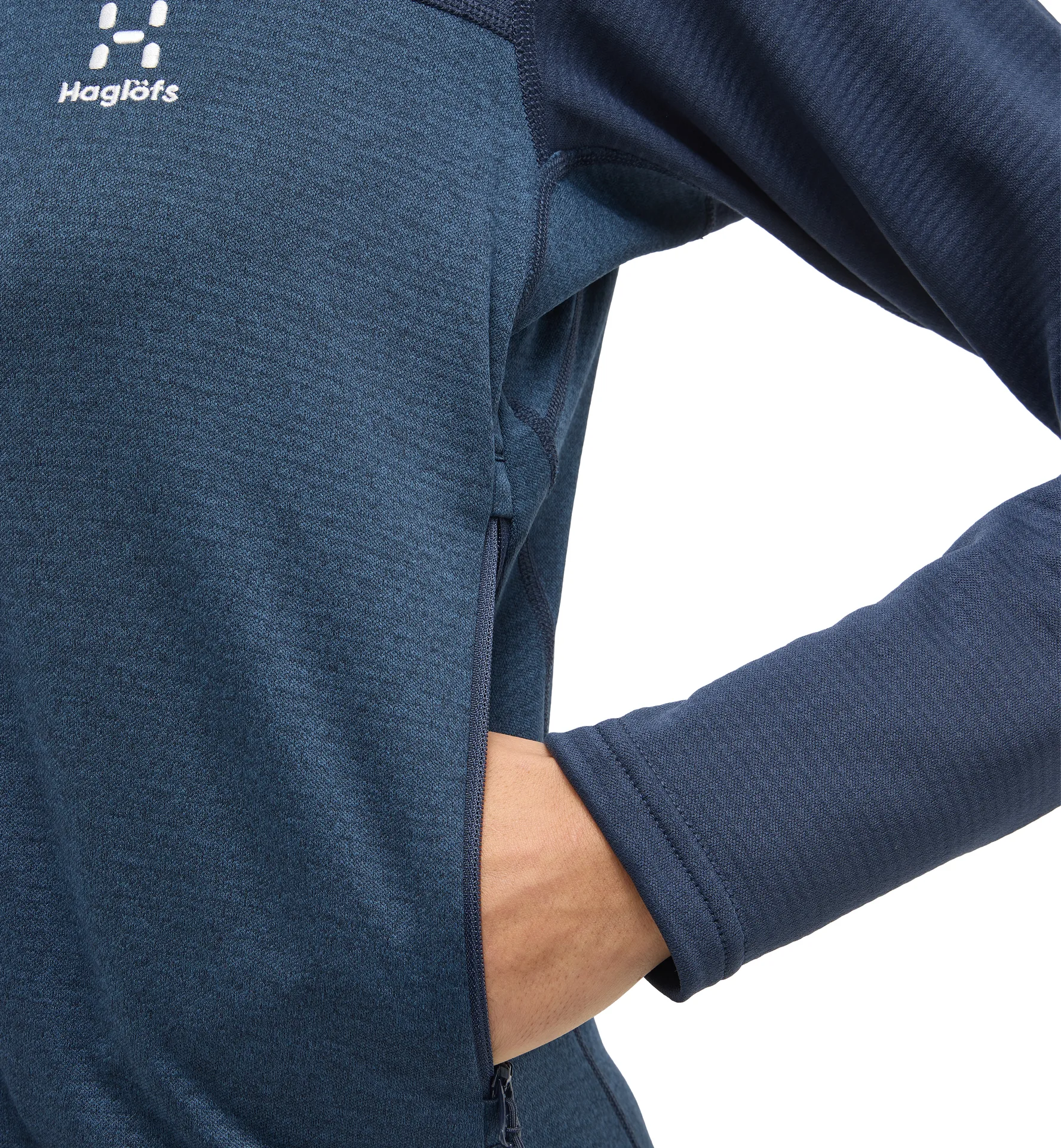 ROC Flash Mid Hood Women Tarn Blue