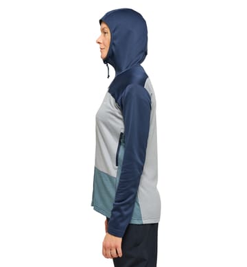 ROC Flash Mid Hood Women Tarn Blue/Concrete