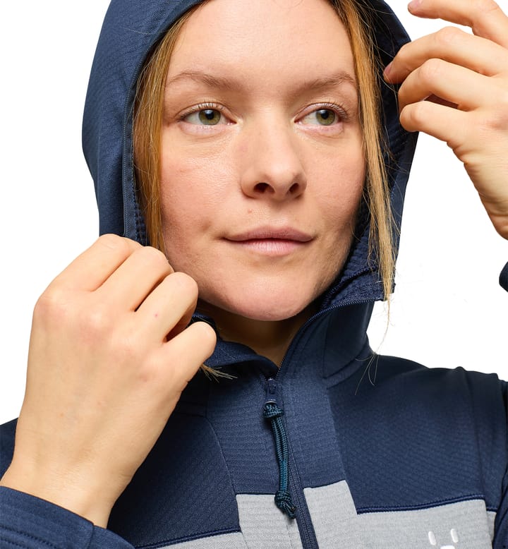 ROC Flash Mid Hood Women Tarn Blue/Concrete