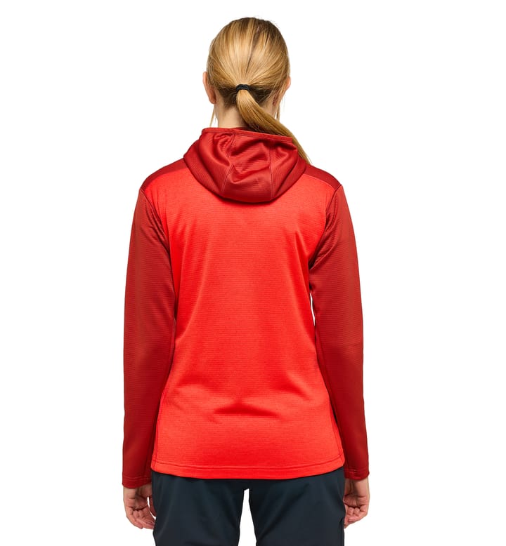 ROC Flash Mid Hood Women Corrosion/Poppy Red