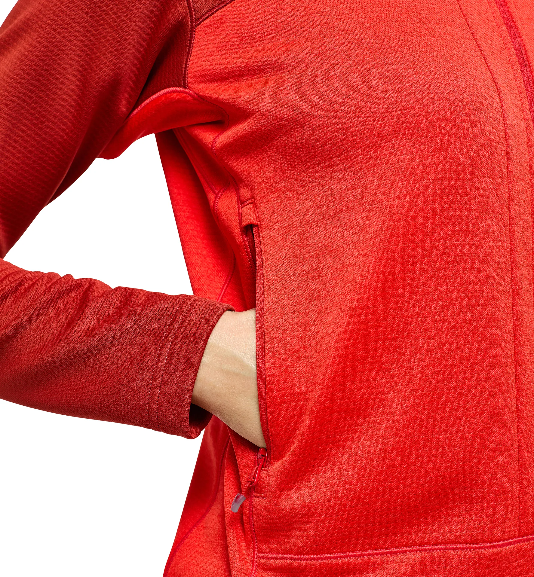 ROC Flash Mid Hood Women Corrosion/Poppy Red