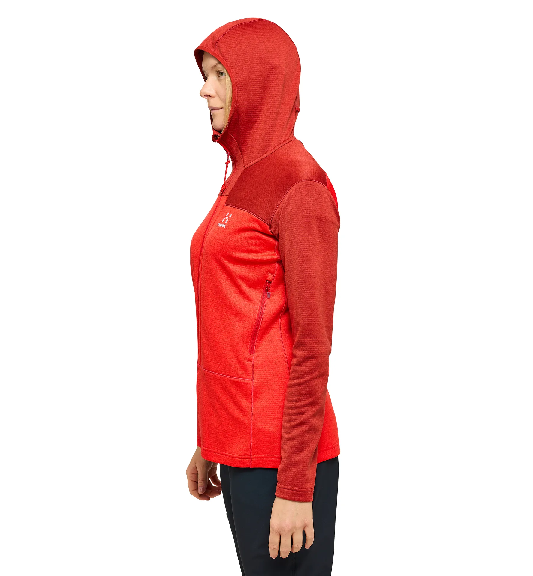 ROC Flash Mid Hood Women Corrosion/Poppy Red