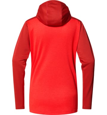 ROC Flash Mid Hood Women Corrosion/Poppy Red