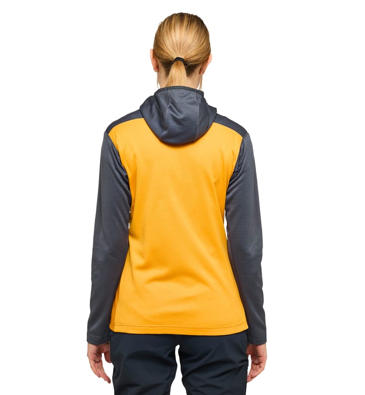 ROC Flash Mid Hood Women Magnetite/Sunny Yellow