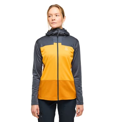 ROC Flash Mid Hood Women Magnetite/Sunny Yellow